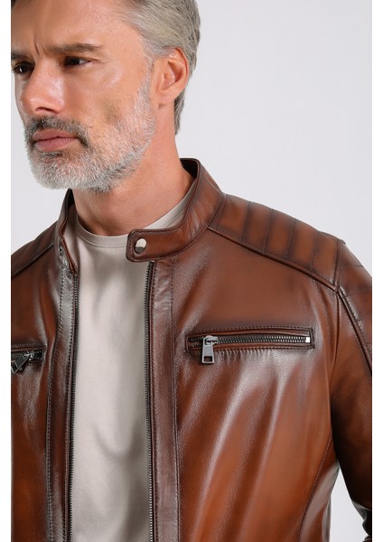 Georges Erkek Spor Deri Mont modelleri