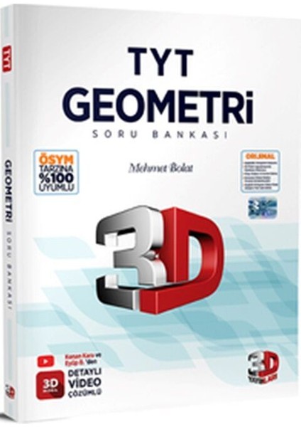 3D Yayınları Tyt Geometri Soru Bankası 2026 Basım
