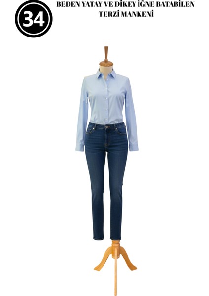 Dikiş Takım Setli - 34 Beden Pantolon Giyebilen Iğne Batabilen Terzi Mankeni – Prova Tasarım Mankeni modelleri