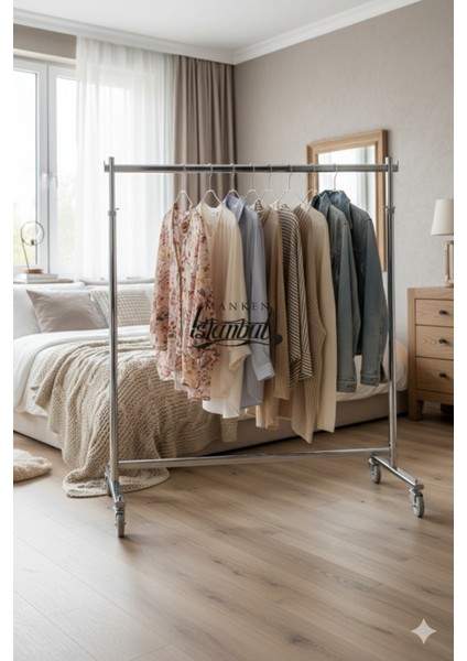 Ev Tipi Yükseklik Ayarlı Tekerlekli Metal Orta Stand - Evinizde ve Yazlıkta Kesin Çözüm fiyatları