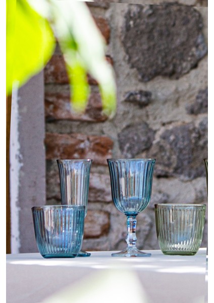 Splendid 4'lü Kahve Yanı Kadehi Seti Mavi 120 cc modelleri