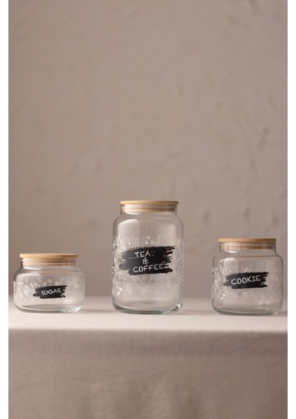 Siena Jar 3'lü Kavanoz Seti 970 cc/ 635 cc/ 430 cc