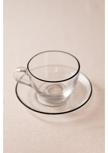 Pure Black 2'li Çay Fincanı Seti 240 cc fiyatları