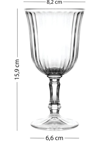 Splendid Gold 4'lü Su Kadehi Seti 240 cc fırsatları