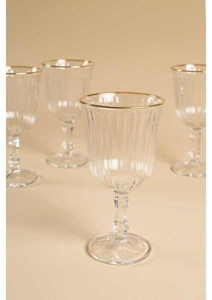 Splendid Gold 4'lü Su Kadehi Seti 240 cc indirimleri