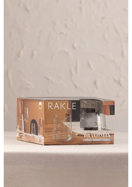 Dragonfly 4'lü Su Bardağı Seti 420 cc