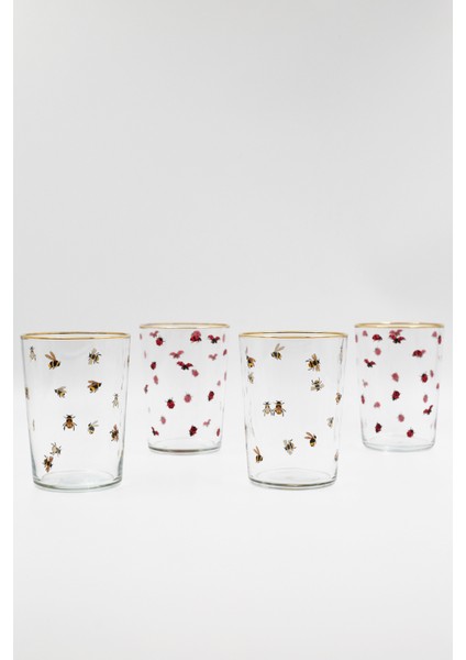 Lady Bird 4'lü Meşrubat Bardağı Seti 510 cc fırsatları