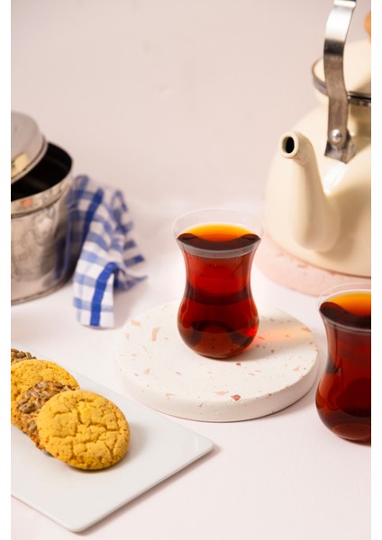 Pure İthal İnce Cam 6'lı Çay Bardağı Seti 120 cc