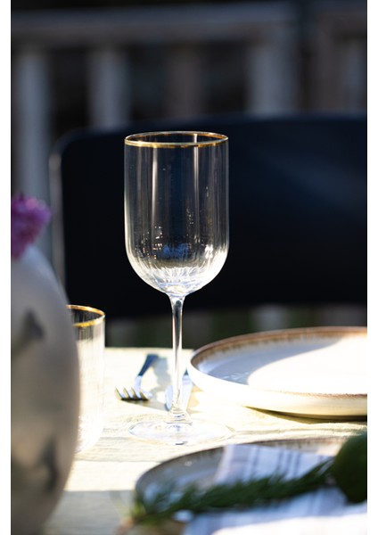 Adore Gold 4'lü Su Kadehi Seti 410 cc