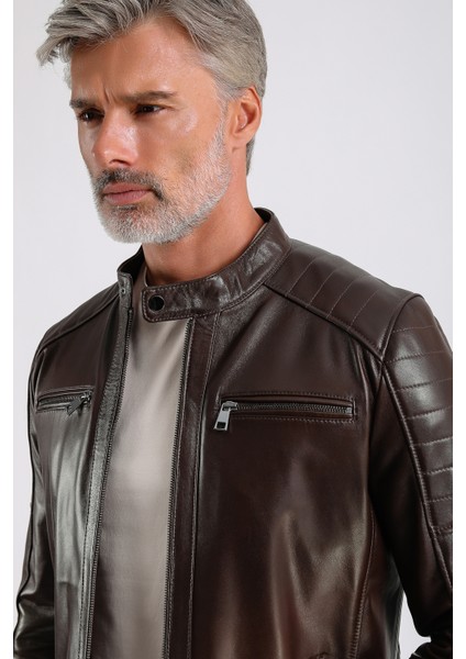 Georges Erkek Spor Deri Mont modelleri