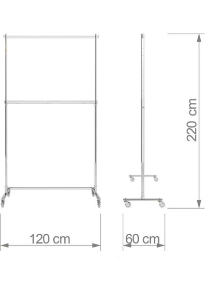 Ev Tipi Çift Katlı Yükseklik Ayarlı Tekerlekli Metal Orta Stand - Evinizde ve Yazlıkta Kesin Çözüm indirimleri