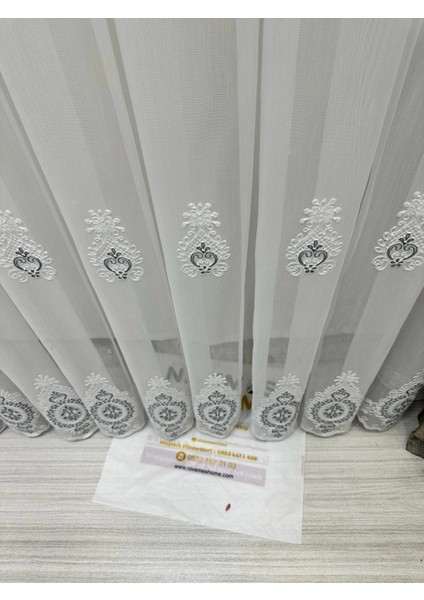 Nivemeshome Yaren 1/3 Sık Pileli Tül Perde Apm indirimleri