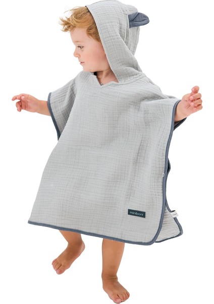 4 Katlı Müslin Bebek Pançosu – Banyo ve Plaj Kullanımı modelleri