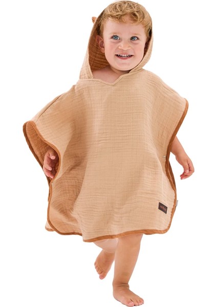 4 Katlı Müslin Bebek Pançosu – Banyo ve Plaj Kullanımı fırsatları