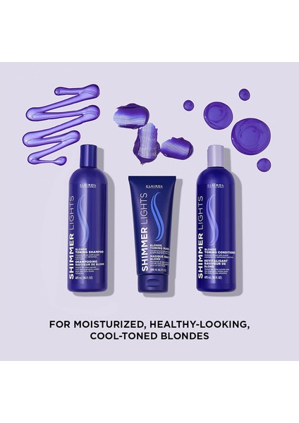 Shimmer Lights Sarı Saçlar Için Tonlayıcı Mor Şampuan 473ML fırsatları