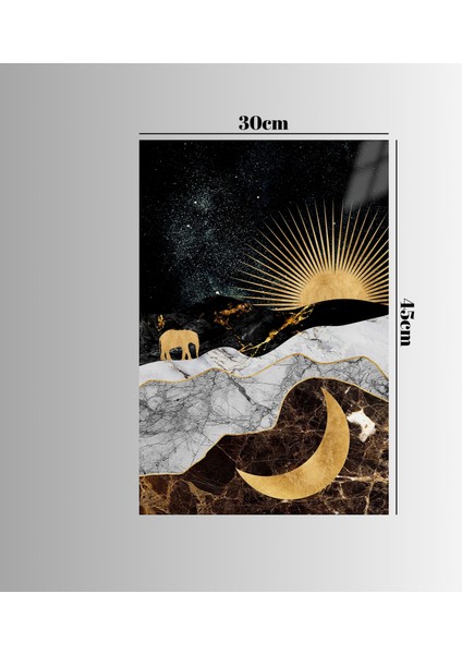 :temperli Cam Dikdörtgen Tablo, Cam Tablo, Uv Baskı, CTT013