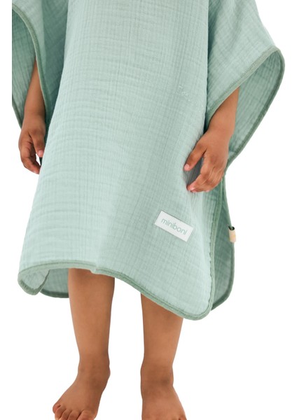 4 Katlı Müslin Bebek Pançosu – Banyo ve Plaj Kullanımı