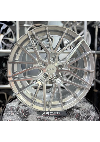 18'' 5X112 Arceo Sevilla Silver Diamond Jant Modeli