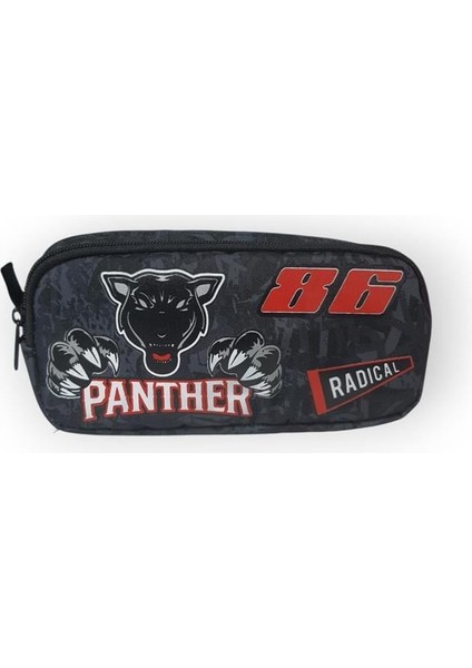 Muggle The Orıgınal Panther 86 Siyah Çift Bölmeli Kalem Çantası