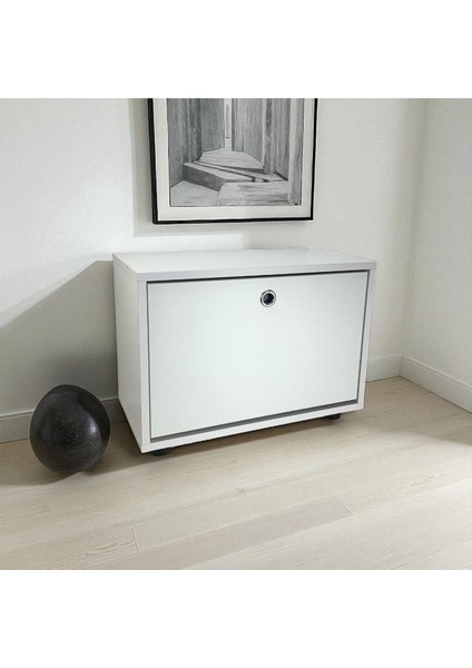 Tek Kapak Ayakkabılık -Beyaz modelleri