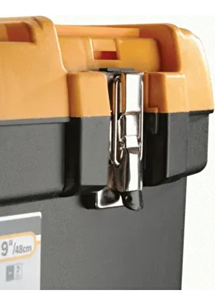 Grip 16" Metal Kilitli Takım Çantası Organizerli Dayanıklı Tasarım 413x212x186 mm fiyatları
