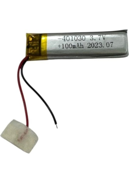 401030 3.7V 100 Mah Li-Polymer Pil DEVRELI/1.5A
