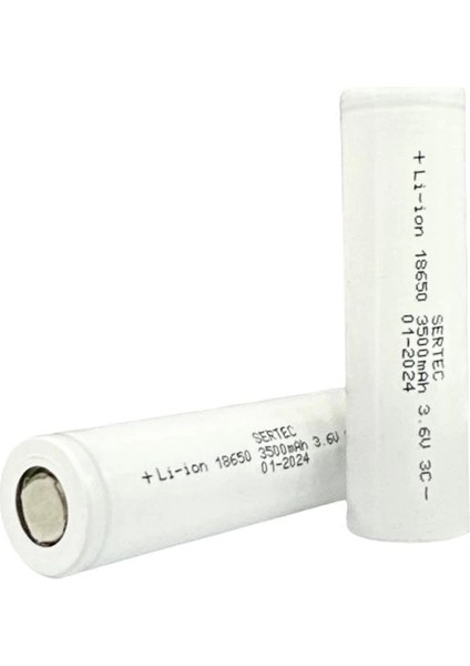 18650 3.7V 3500 Mah 3c Li-Ion Şarjlı Pil