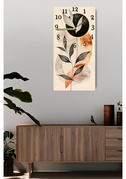 Dekoratif Mdf Dikdörtgen Duvar Saati – 30X60 cm Uv Baskı Modern Tasarım– USD097 fiyatları