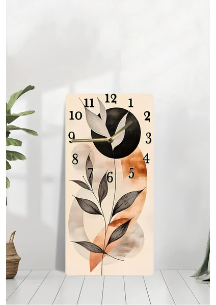 Dekoratif Mdf Dikdörtgen Duvar Saati – 30X60 cm Uv Baskı Modern Tasarım– USD097 modelleri