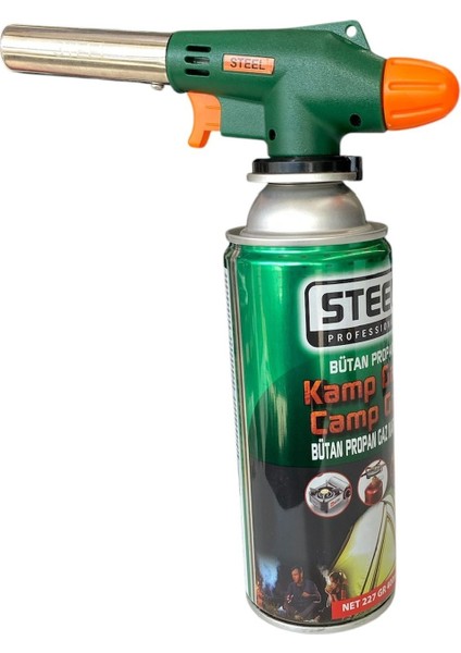 10 Adet Yedek Gaz 1 Adet Pürmüz Çakmak Steel 400 ml fiyatları