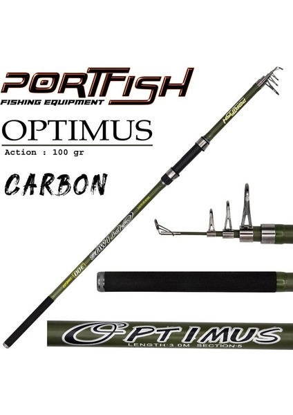 Portfish Optimus 390 cm Olta Kamışı 100 gr