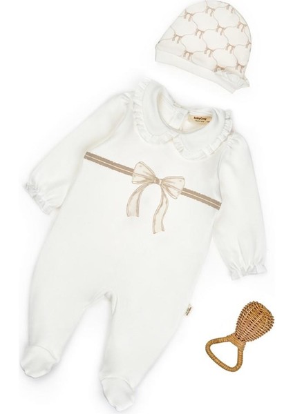 Bebek Tulum Şapka %100 Organik Pamuk , Bebek - Yenidoğan- CSY8149