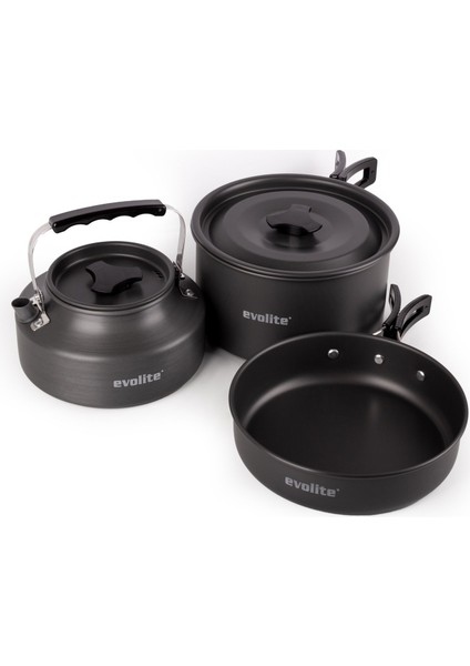 Tria Pot Çaydanlıklı Tencere Seti