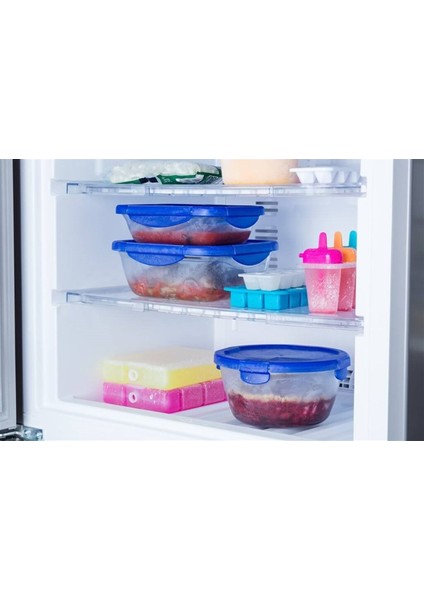 Yuvarlak Kapaklı Saklama Kabı 1,6 L