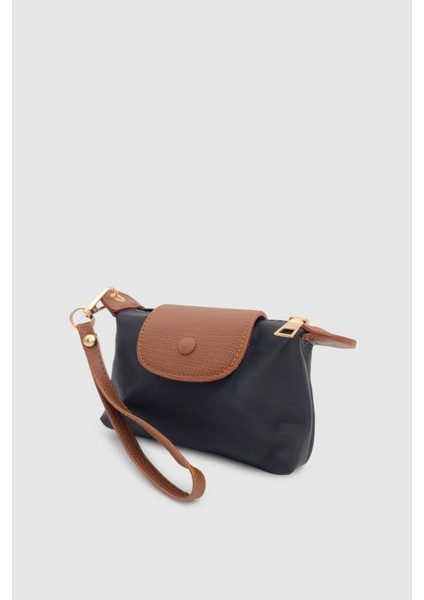 Yulie Metal Aksesuar Detaylı Fermuar ve Mıknatıs Kapamalı Paraşüt Kumaş Kadın El Cüzdanı Siyah fiyatları