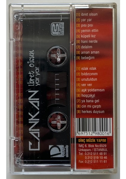 Cankan Ibret Olsun Yar Yar Kaset (Orijnal Dönem Baskı Kaset) fiyatları
