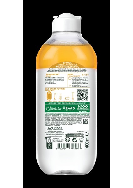 Micellar Kusursuz Makyaj Temizleme Suyu 400ML