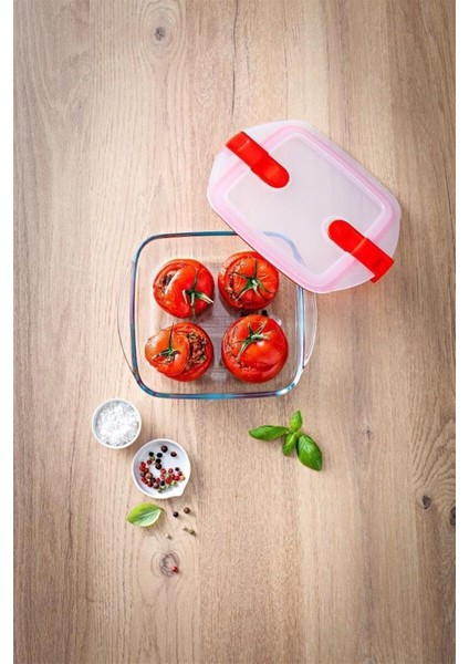 Kare Saklama Kabı Mikrodalga