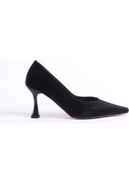 Cordelia Kadın Siyah Saten Stiletto modelleri