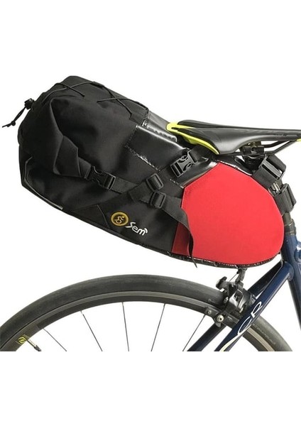 Sem Çanta Bikepacking Sele Altı Büyük Çanta L - Kırmızı