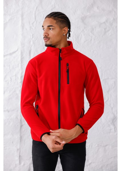 Erkek Biyeli Fermuarlı Spor Polar Ceket fırsatları