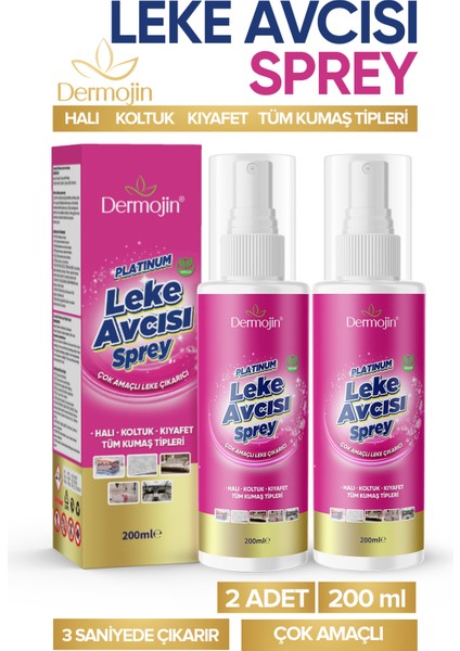 2 Adet Platinum Çok Amaçlı Leke Çıkarıcı 200 ml