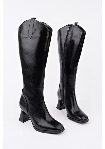 Astoria Küt Burun Yandan Fermuarlı Topuklu Kadın Çizme fiyatları