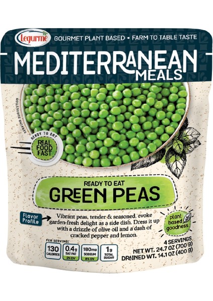 Mediterranean Haşlanmış Bezelye 700 gr