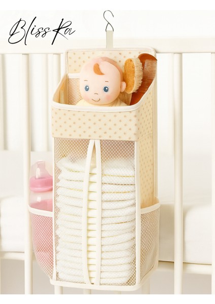 Askılı Bebek Bezi Düzenleyici Organizer (Beşiğe Asılabilir) -Puantiyeli– Özel Tasarım