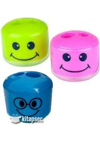 2065 Emoji Kalemtraş Kalem Açacak 1 adet istediğin renk