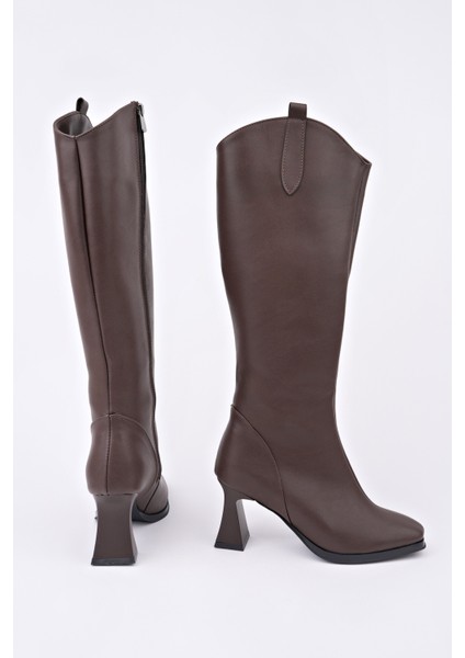 Astoria Küt Burun Yandan Fermuarlı Topuklu Kadın Çizme fiyatları
