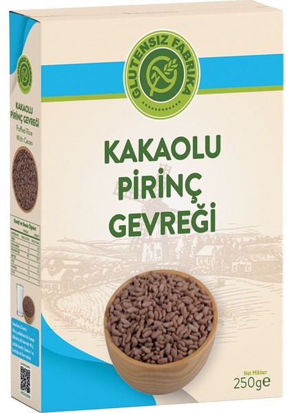 Kakaolu Pirinç Patlağı 250 g (Glütensiz & Vegan)
