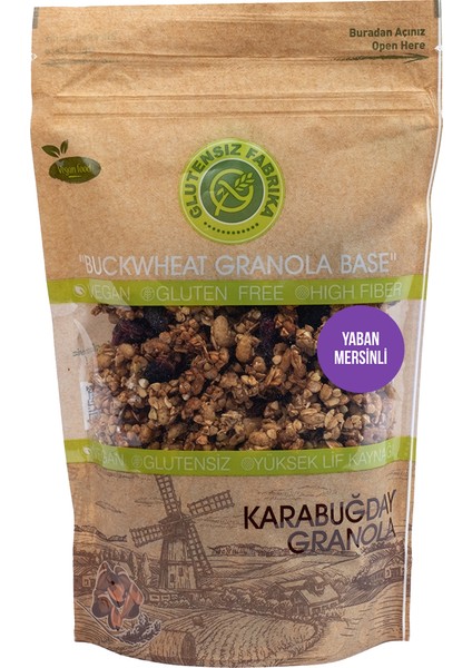 Yabanmersinli Yulaf & Karabuğday Granola 300 g (Glütensiz & Vegan) fiyatları