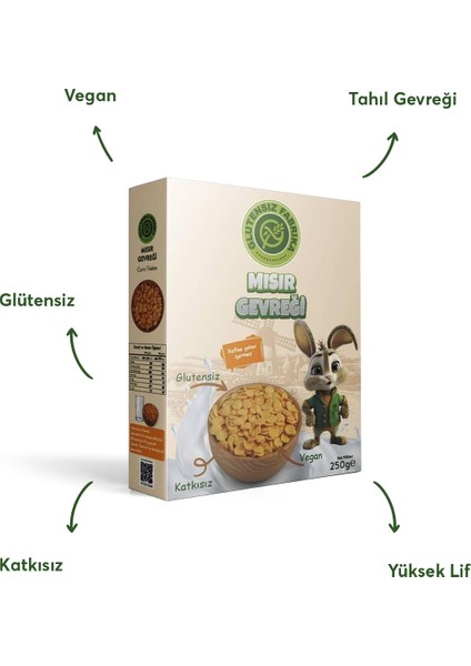 Glütensiz Yerli Mısır Gevreği 250 g modelleri